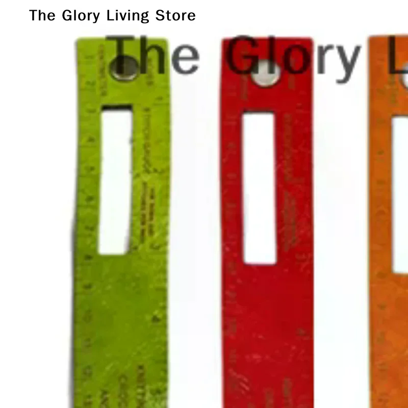 

7-в-1 кожаный измерительный инструмент, линейка на запястье с маркерами для вязания, шитья, вязания крючком, многофункциональный инструмент для рукоделия