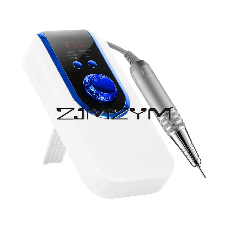 Taladro eléctrico recargable para manicura, pulidor de Gel con brocas, 30000RPM