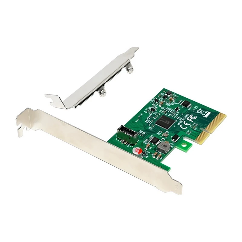 PCI-E X4 To USB 3.2 20Gbps Type-E Expansion Card Network Adapter Card ASM3242 Chip For Win 7/Win 8/Win 10/Linux