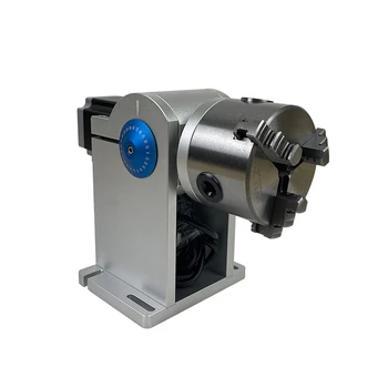 Faserlaser-Markierungsmaschinenteile rotierend mit Treiber-Arbeitstisch D80 D69 E69 Drehvorrichtung Greifer Drehfutter-Drehachse