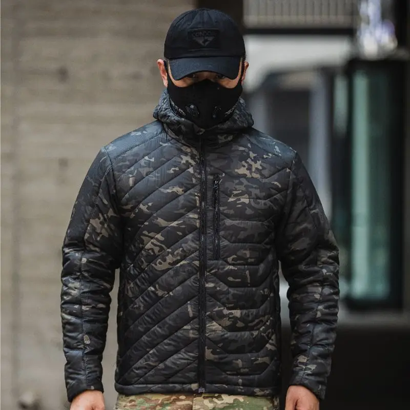 Winter Men Thickened Windproof Jackets Outdoor Extreme Cold Locomotive Cotton Coat Super-warm  Waterproof Military Clothing