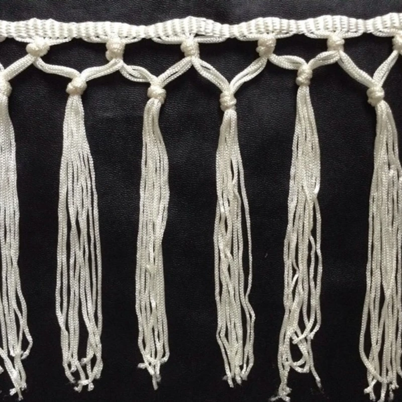 14.5cm long high quality trimming tassel, handmade knot rope fringe, stage costume decorative accessories,XERY-SY1109C