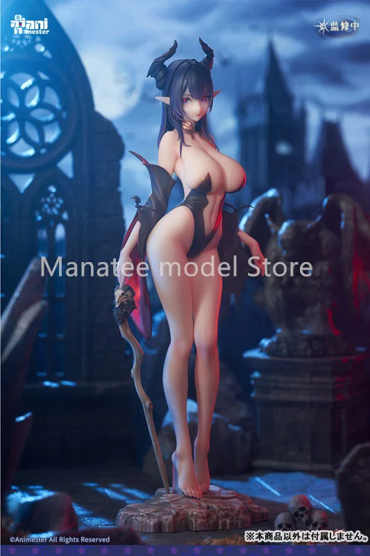 ﻿   Animester الأصلي Shokuyoku Majo Lilianna 1/6 PVC عمل الشكل أنيمي نموذج اللعب جمع دمية هدية