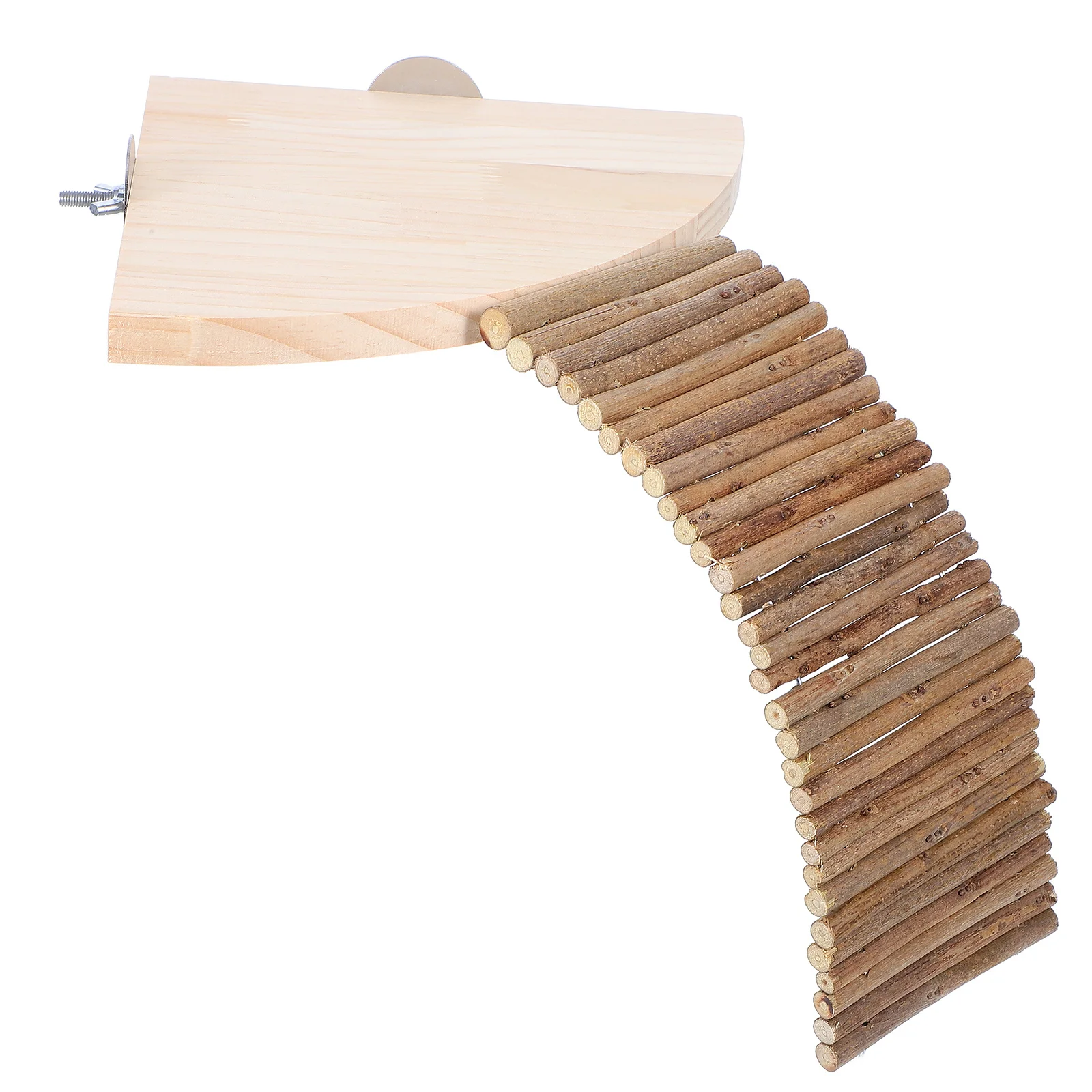 

Pet Natural Wood Hamster Climbing Platform Ladder For Small Animals Dwarf Rabbit Guinea Pig Chinchilla Activity Playset