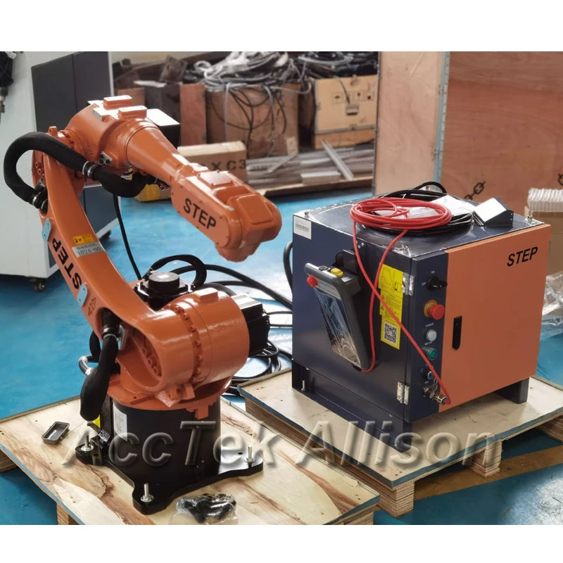 AccTek Automatic Robot Arm Fiber Laser Welder Robotic Laser Welding Machine Fiber Welder Machines