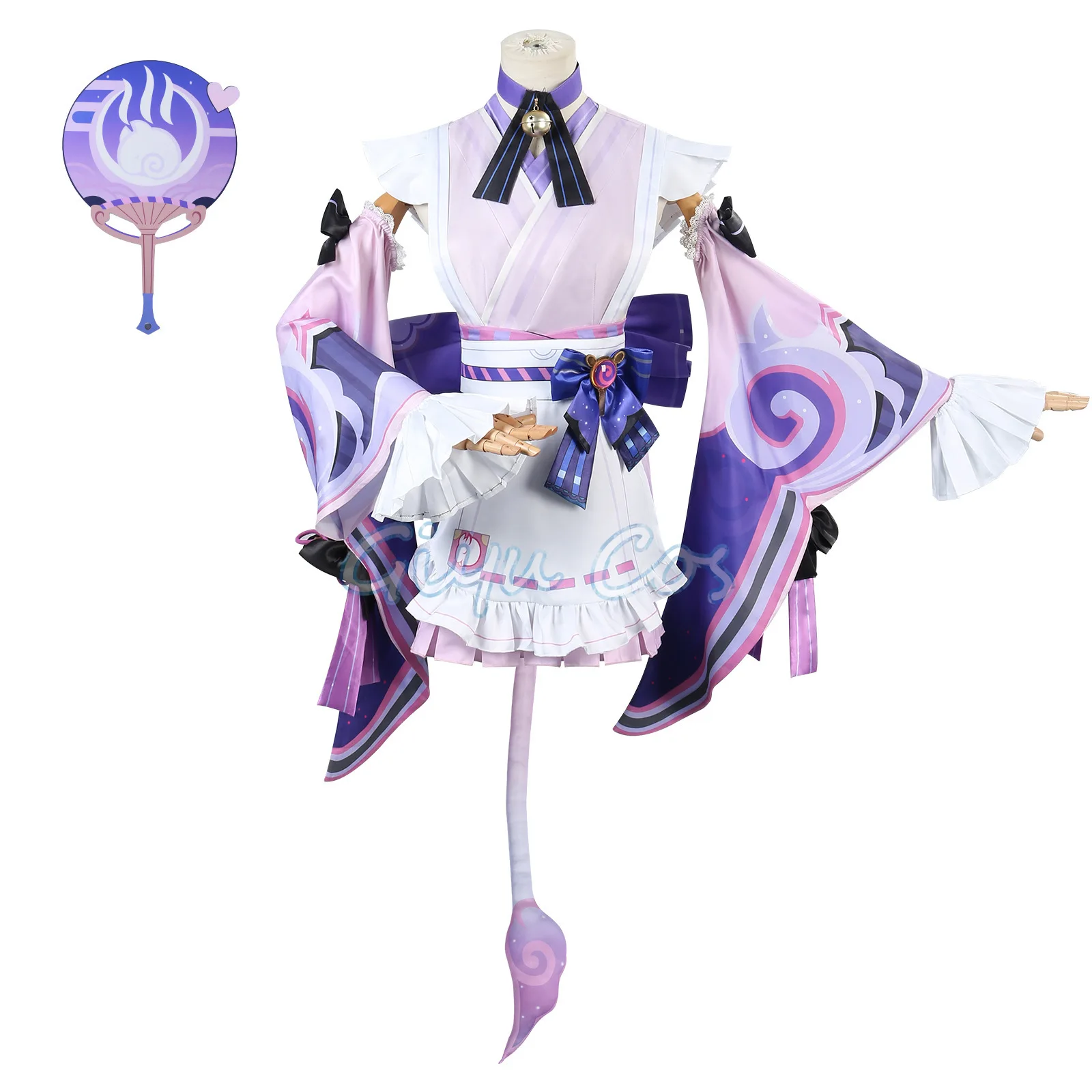 جينشين إمباكت يوميميزوكي ميزوكي أزياء تنكرية شعر مستعار أنيمي الصينية أزياء الهالوين للنساء لعبة موحدة