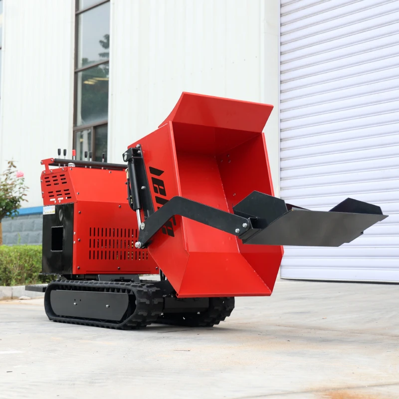 

self load track dumper 1ton 2ton 3ton 4ton Woodland Garden Loader mini track crawler dumper in Malaysia
