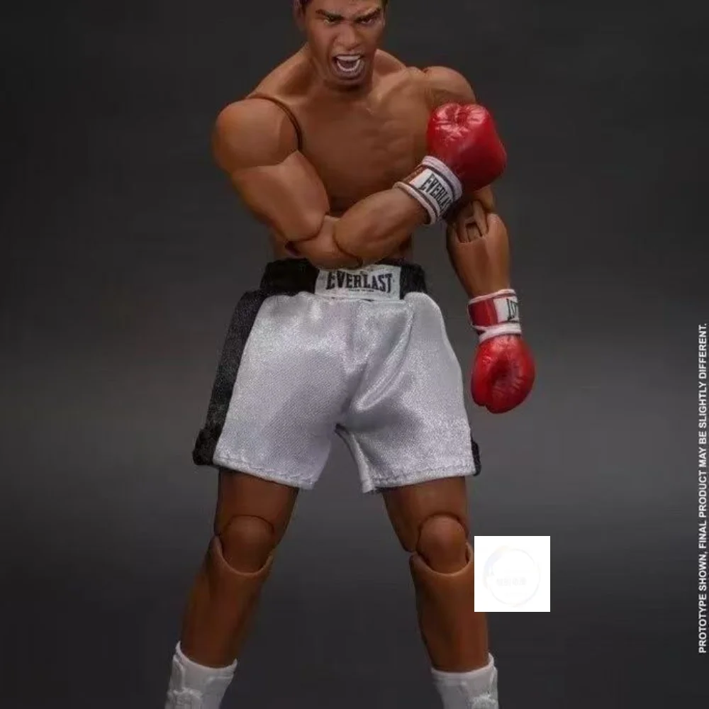 بطل الملاكمة KO الجيل الأول 2 علي مقاتلة ثلاثة رؤوس النحت المنقولة نماذج هدايا أبطالي