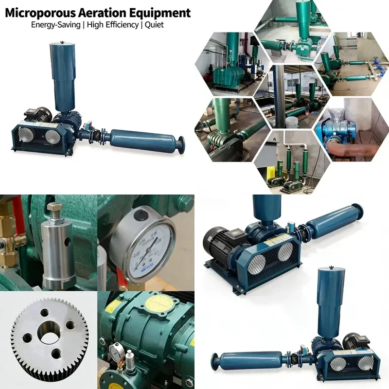for 7.5KW Motor Automatic Fan Diameter 100mm Micro Bubble Aerator Suitable for Shrimp and Fish Aquaculture Farms