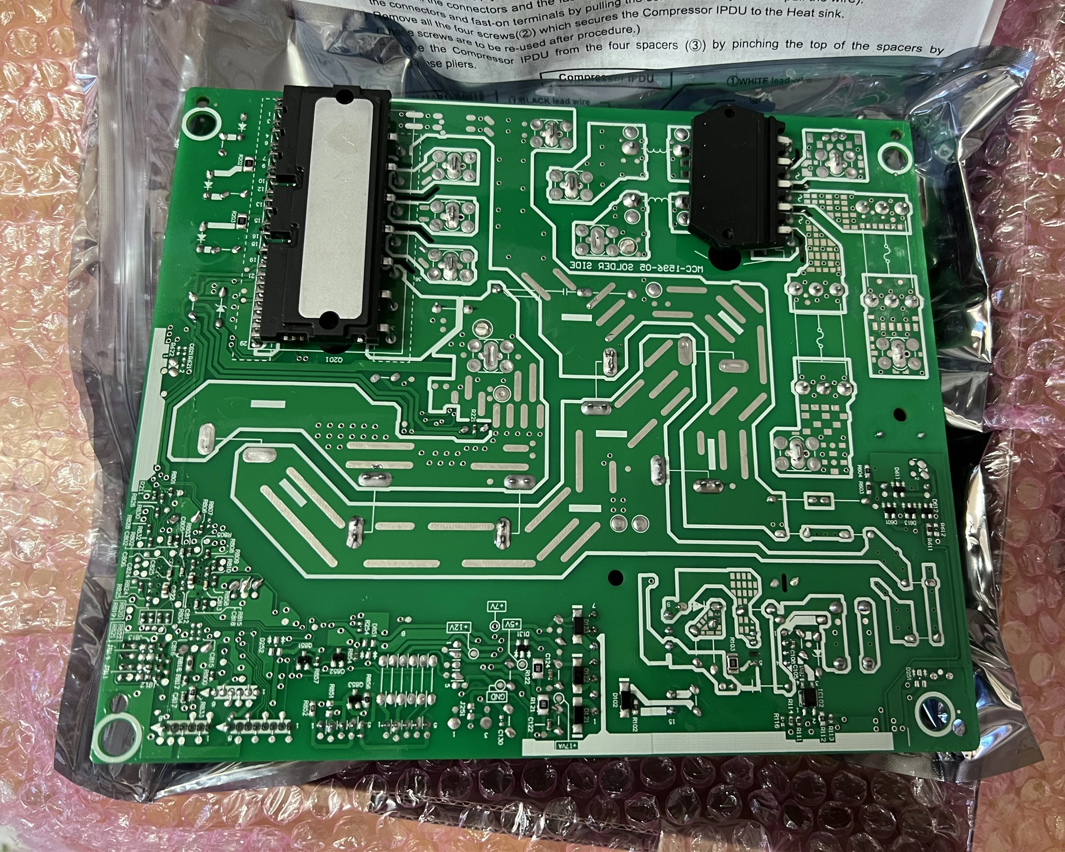 MRV VRF VRV متعدد الانقسام تكييف الهواء ضاغط اللوحة الرئيسية وحدة تحويل التردد MCC-1636-02C سائق MCC-1636-03C #4