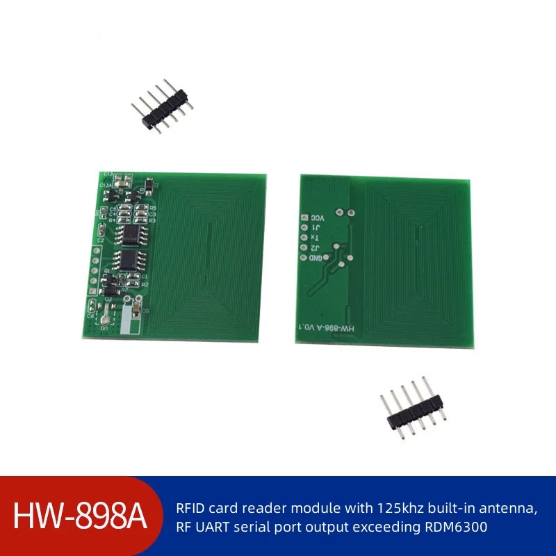 (10 pcs/lot)RFID card reader module with 125khz built-in antenna UART serial port output