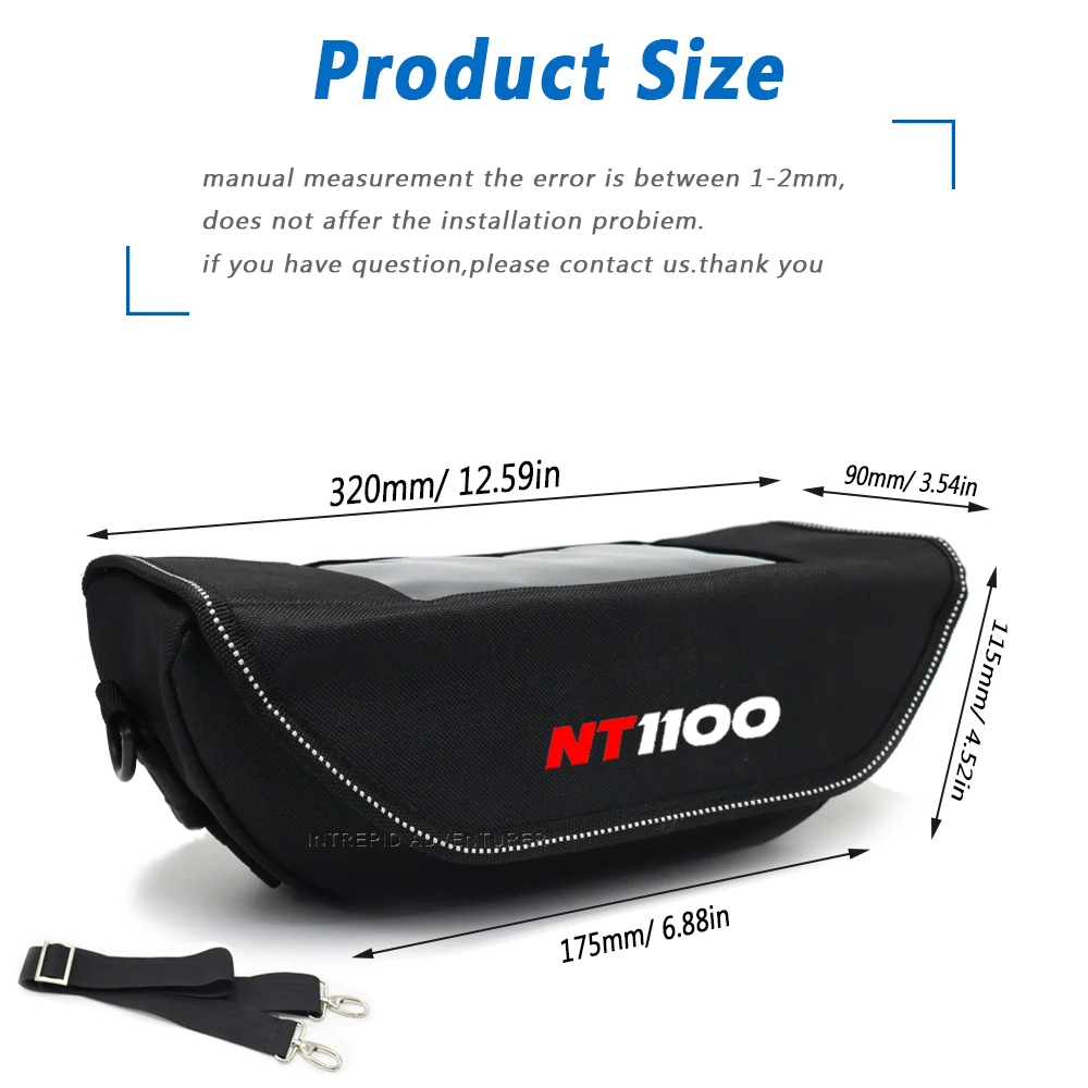 For HONDA NT1100 CB1100X NT 1100 CB 1100 X Motorcycle Nylon Waterproof Bag Storage Handlebar bag Travel Tool bags