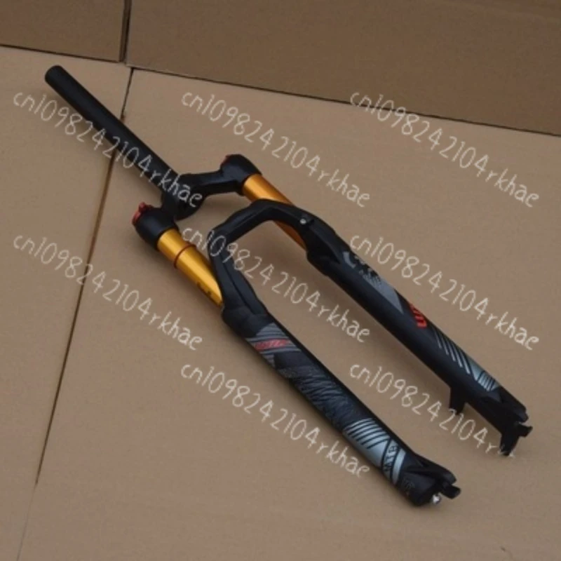 

Bike Fork Suspension 26/27.5 Inch Bicycle Disc Brake Tapered Tube Shock-absorbing Front Fork