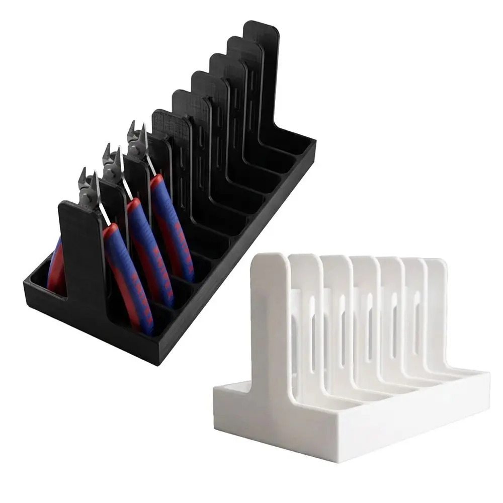 Practical Non-Slip Pliers Holder 3D Printed 3/6 Slots Pliers Storage Rack Anti-tilt Stable Pliers Sorting Stand Desktop
