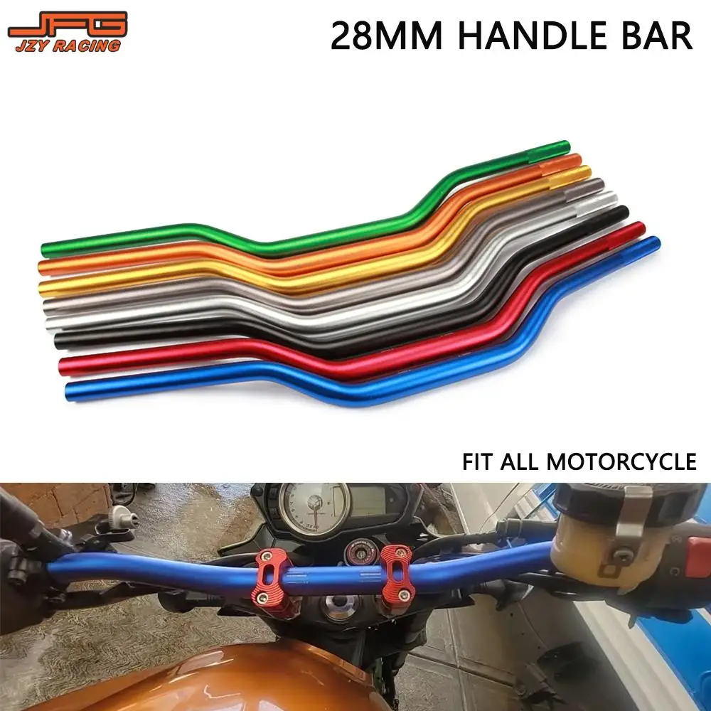 CNC 11/8" 28MM Low Handlebars Handle Bar Tube Fat Bar For Honda KTM Yamaha Kawasaki Suzuki Dirt Bike Motocross Enduro Motocross