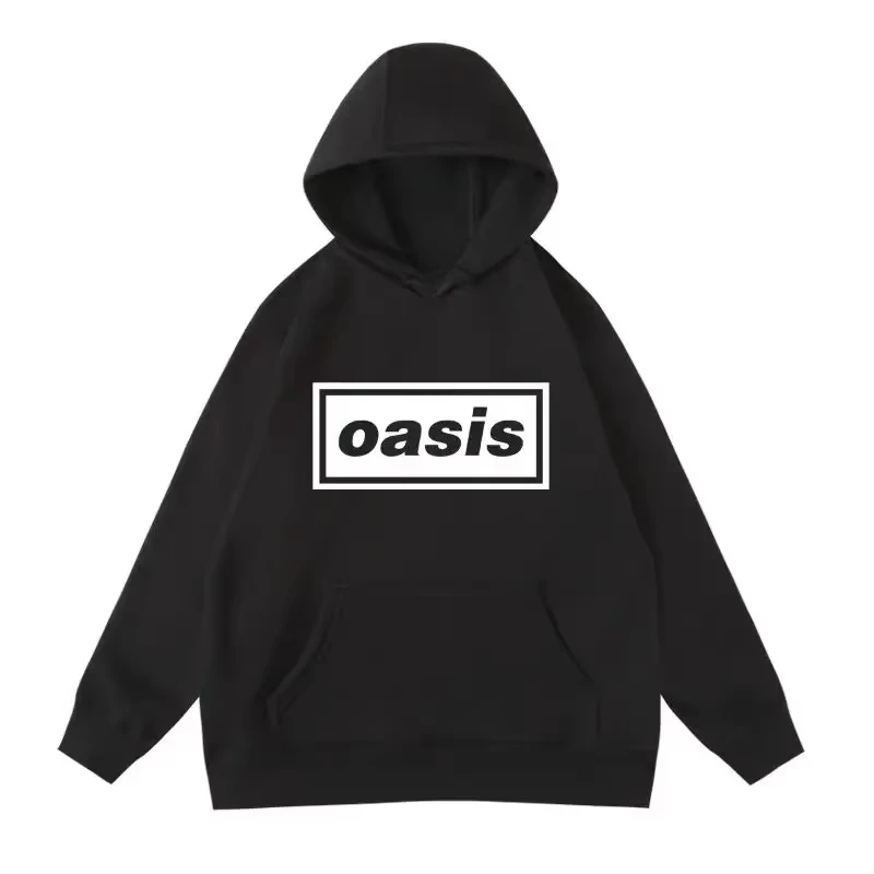 2024 Oasis Bluzy z kapturem dla fanów Odzież damska z długim rękawem Streetwear Bluza z kapturem z nadrukiem Trend w modzie