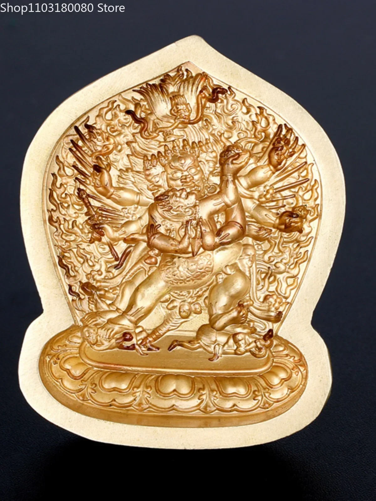 Copper Brass Yamantaka Vajrakila Puba Vajra Buddha tsatsa mould Buddha statue Tibet buddhism mold