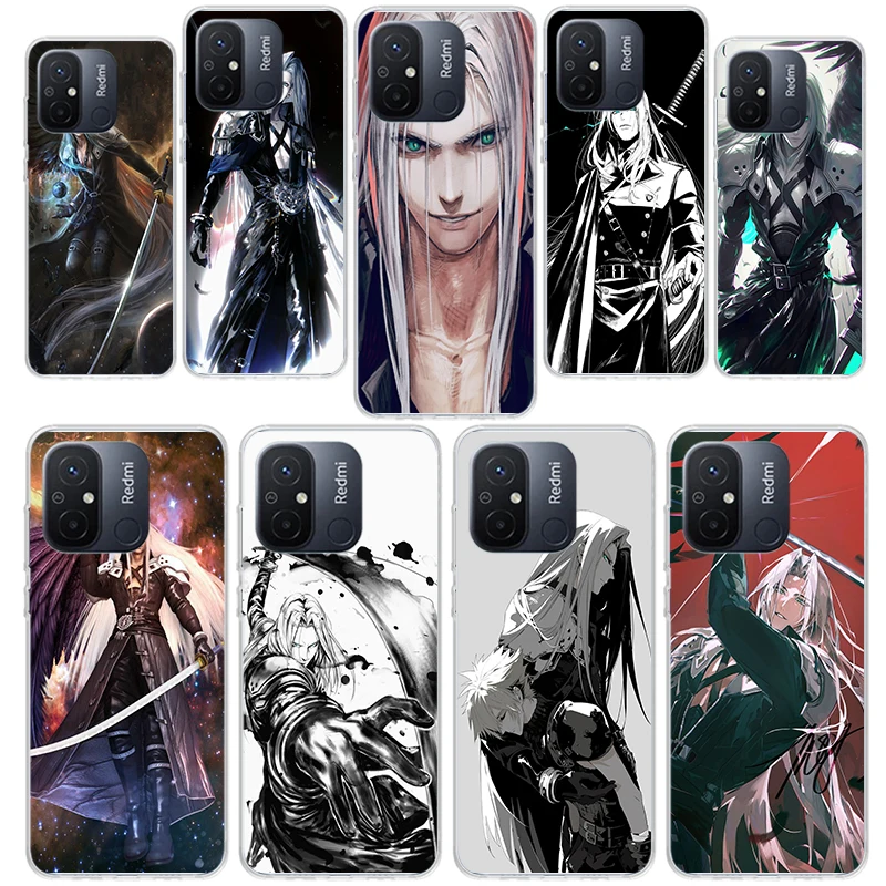 Anime FINAL FANTASY 7 BloodyBeni Phone Case for Xiaomi Redmi 12 10 9 9A 9C 9T 12C 8 8A 7 7A 10A 10C 6 6A K70 K60 K20 K40 Pro S2