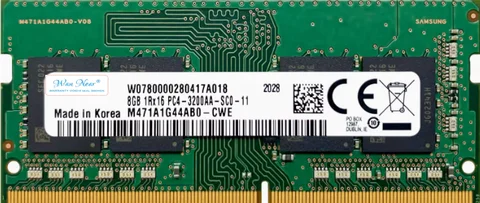 삼성 8G 1RX16 PC4-3200AA-S 노트북 메모리 모듈 M471A1G44AB0-CWE용