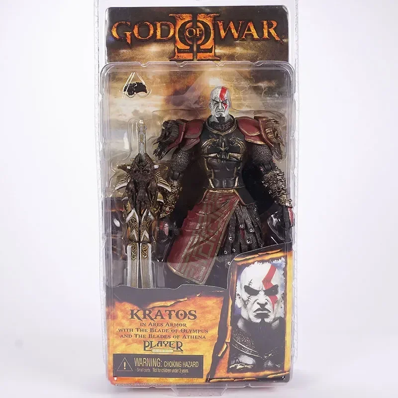 Classic Game NECA God of War 2 II Kratos In Ares Armor W Blades 7