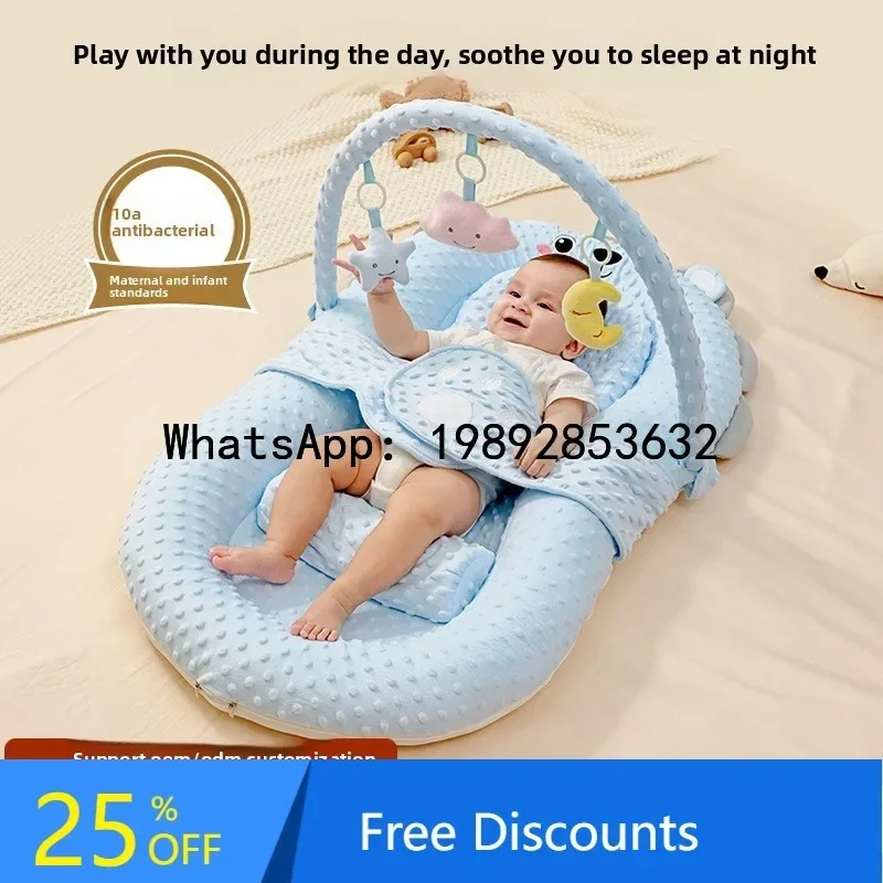 r15Infant Newborn Baby Anti-Startle Soothing Bed Slope Sleeping Mat