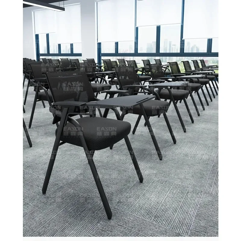 Training chair with table board Conference training room Table and chair integrated stool Foldable chair Office writing board