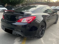 For 2009-2013 Hyundai Genesis Coupe Tusacni Tiburon with lights High Quality FRP material Yellow Spoiler Trunk Boot Wing Spoiler