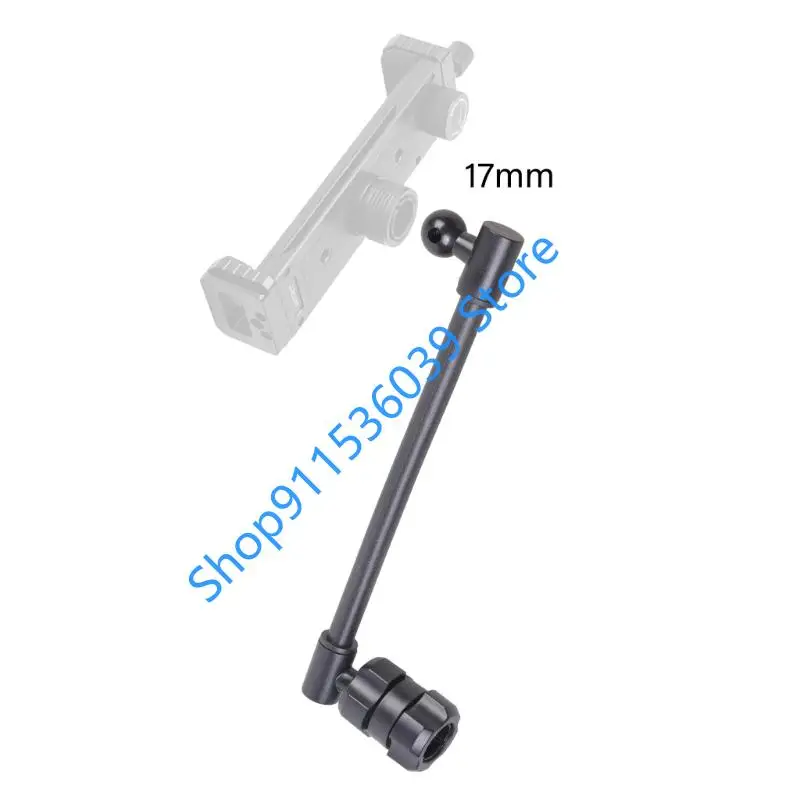45BB Ergonomic 17mm Ball Head Extension Arm For Dashboard Car Vent Phone Mounts Adjustable Flexible Mounting Solution