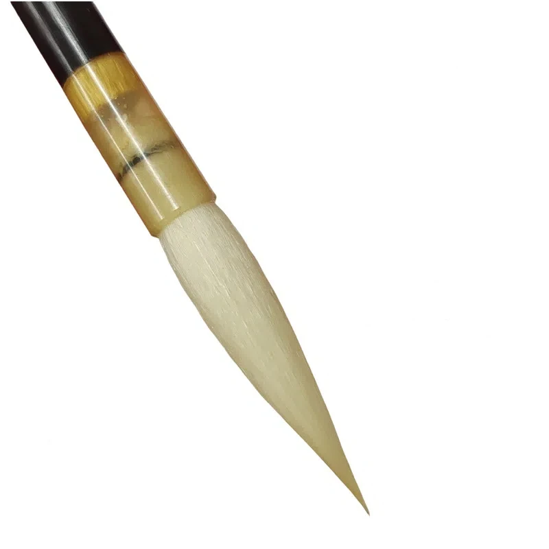 Woolen Hair Seal Script Calligraphy Brush Professional Running Cursive Script Brush Chinese Painting Character Practice Brush