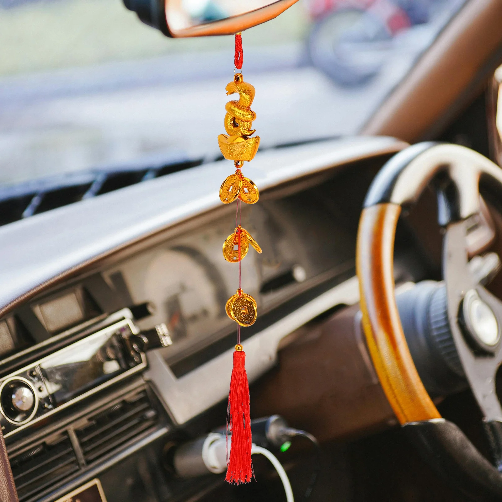 5Pcs Hanging Pendants Chinese New Years Decorations Festival Supplies for Tree Door Window Car Bonsai Decor Spring Festival