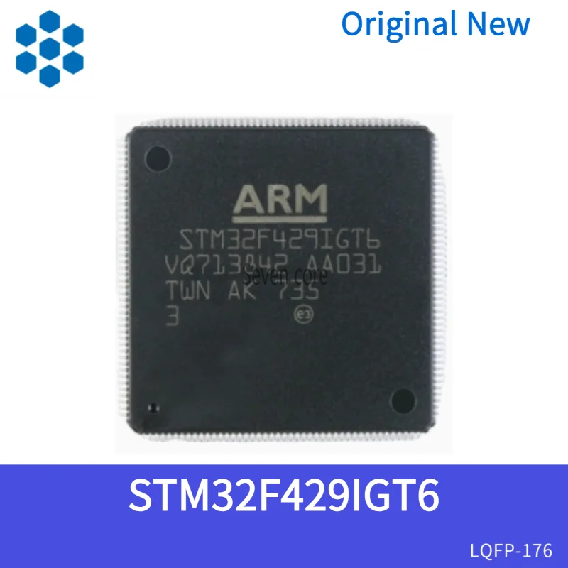 

Original New 1pcs STM32F429IGT6 LQFP-176 ARM Cortex-M4 32-bit microcontroller MCU