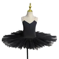 Falda tutú de Ballet, vestido de Ballet del lago de los cisnes, disfraz de actuación para niños, ropa de danza del vientre profesional para escenario