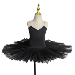 Falda tutú de Ballet azul, vestido de Ballet del lago de los cisnes, disfraz de actuación para niños, ropa de danza del vientre profesional para escenario