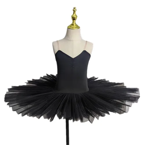 Falda tutú de Ballet, vestido de Ballet del lago de los cisnes, disfraz de actuación para niños, ropa de danza del vientre profesional para escenario