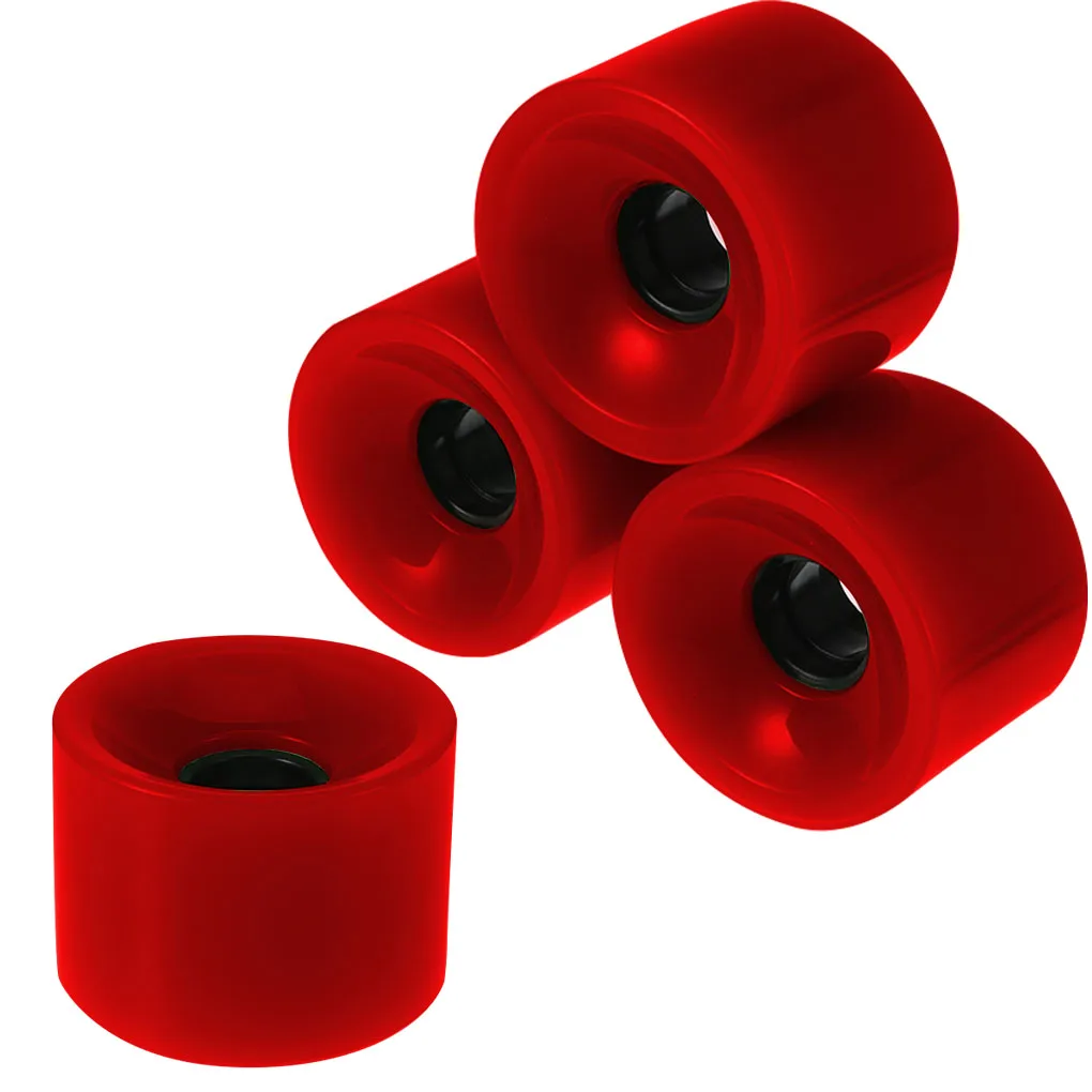 

4 Pcs/set Skateboard Wheels 82A PU Wheels Roller Skate Longboard Tires with Bearing Skateboard Replacements Parts