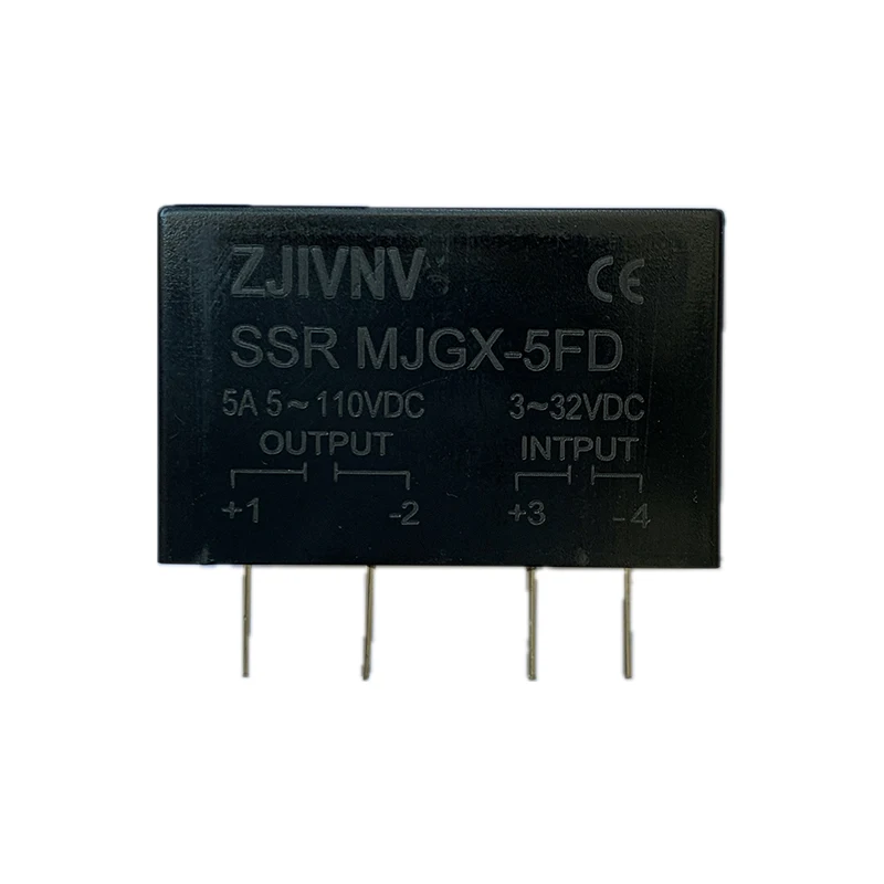 1pcs PCB Type Solid State Relay Dedicated with Pins SSR 5A Input 3-32VDC Output 110VDC Snubber Circuit Resistor Relay Switch