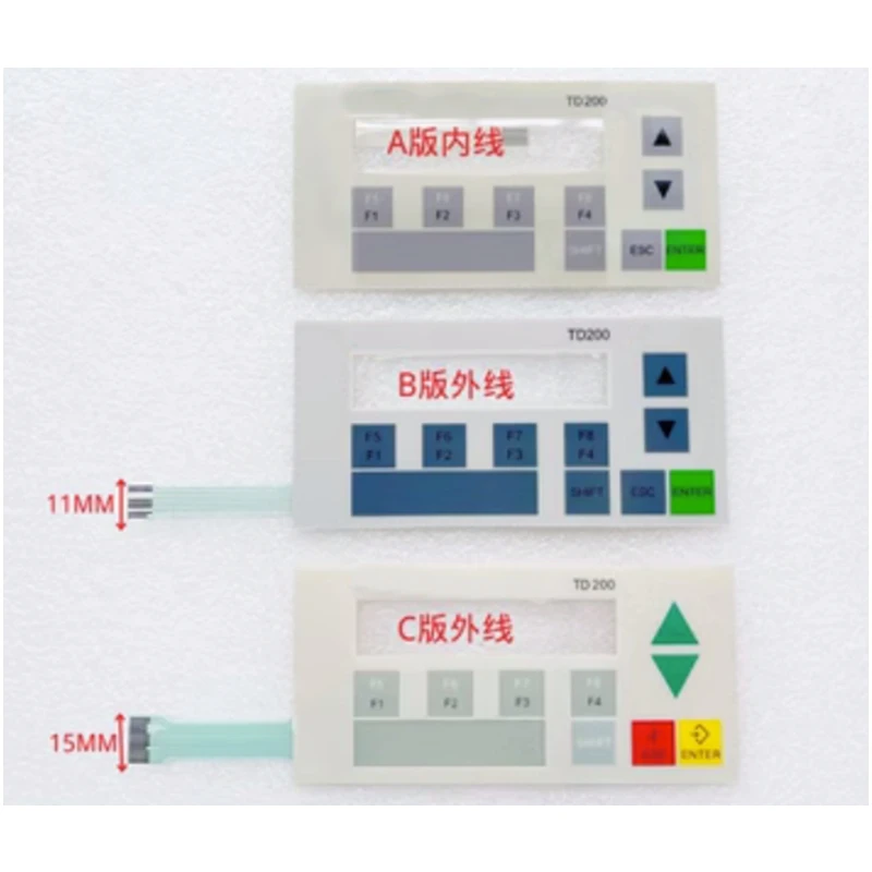 New TD200 6ES7272-0AA30-0YA0 Touch Screen Glass Mask