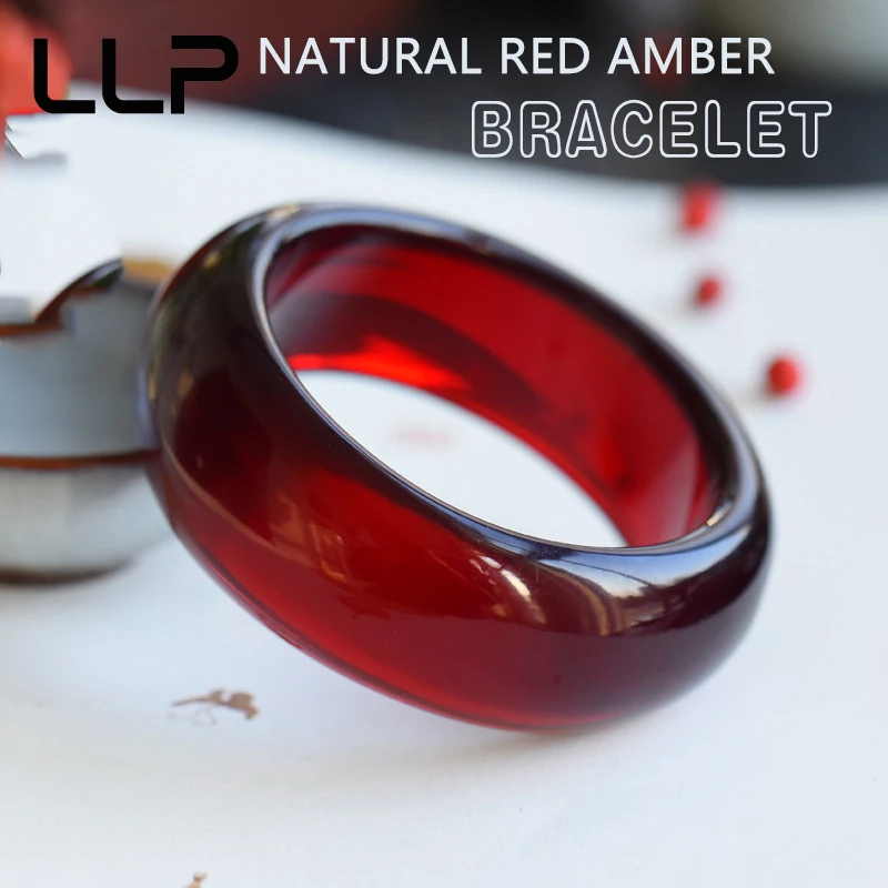 سوار شمع العسل للدجاج الطبيعي ، حجر خام كهرماني أحمر للدم ، مزاجه ، امرأة أنيقة ، فتاة مثيرة ، هدية عطلة #2