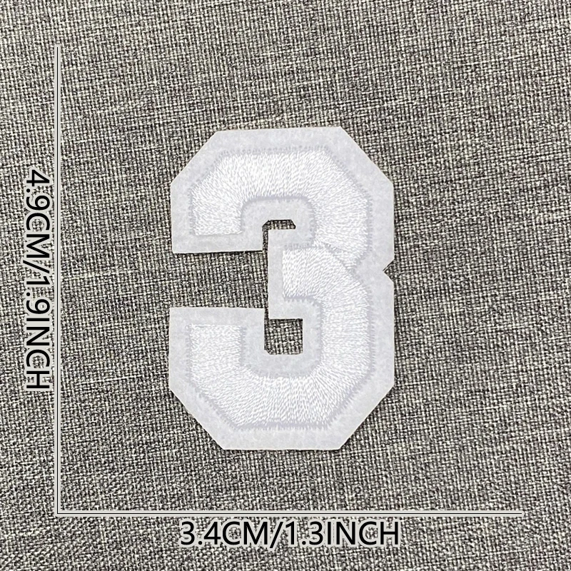 Aufnäher zum Aufbügeln, Buchstaben, weiß, für Kleidung, Parche Bordado, Kinder, zum Nähen, bestickt, Nas Vendki, thermoadhäsiver Designer-Mochila, DIY-Baby – Detail 14