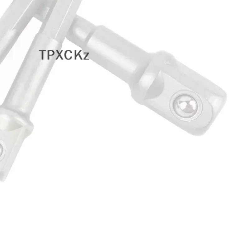 Conjunto de Adaptadores de Soquete de Aço Cromo Vanádio para Ferramentas Elétricas (1/3 Peças) - Adaptador EX Shank para Pontas de Extensão de 1/4 ", 