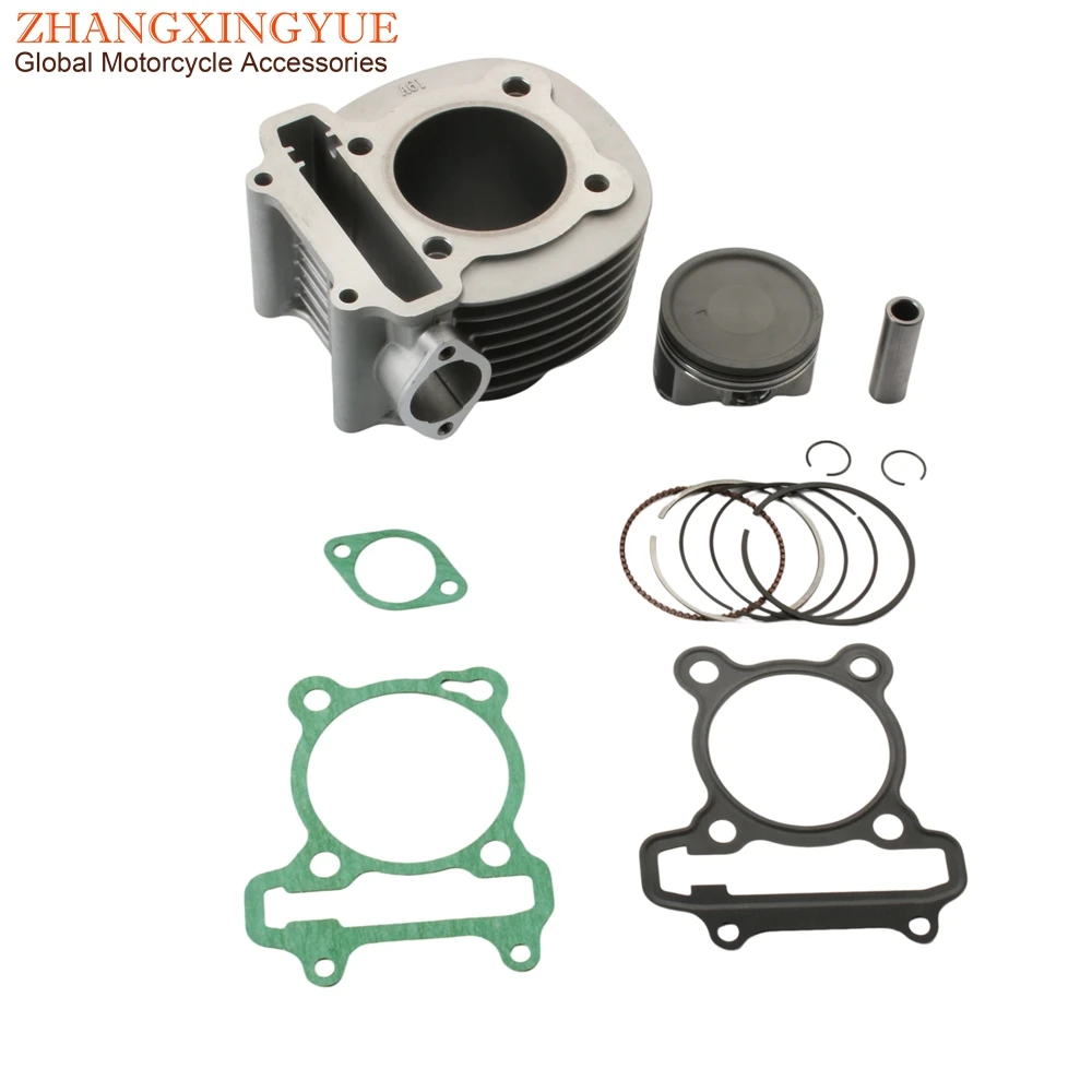 Scooter 62.5mm Big Bore Cylinder Kit For Peugeot 125 Citystar Django Speedfight 3 Tweet 125cc Upgrade 200cc 4 Stroke