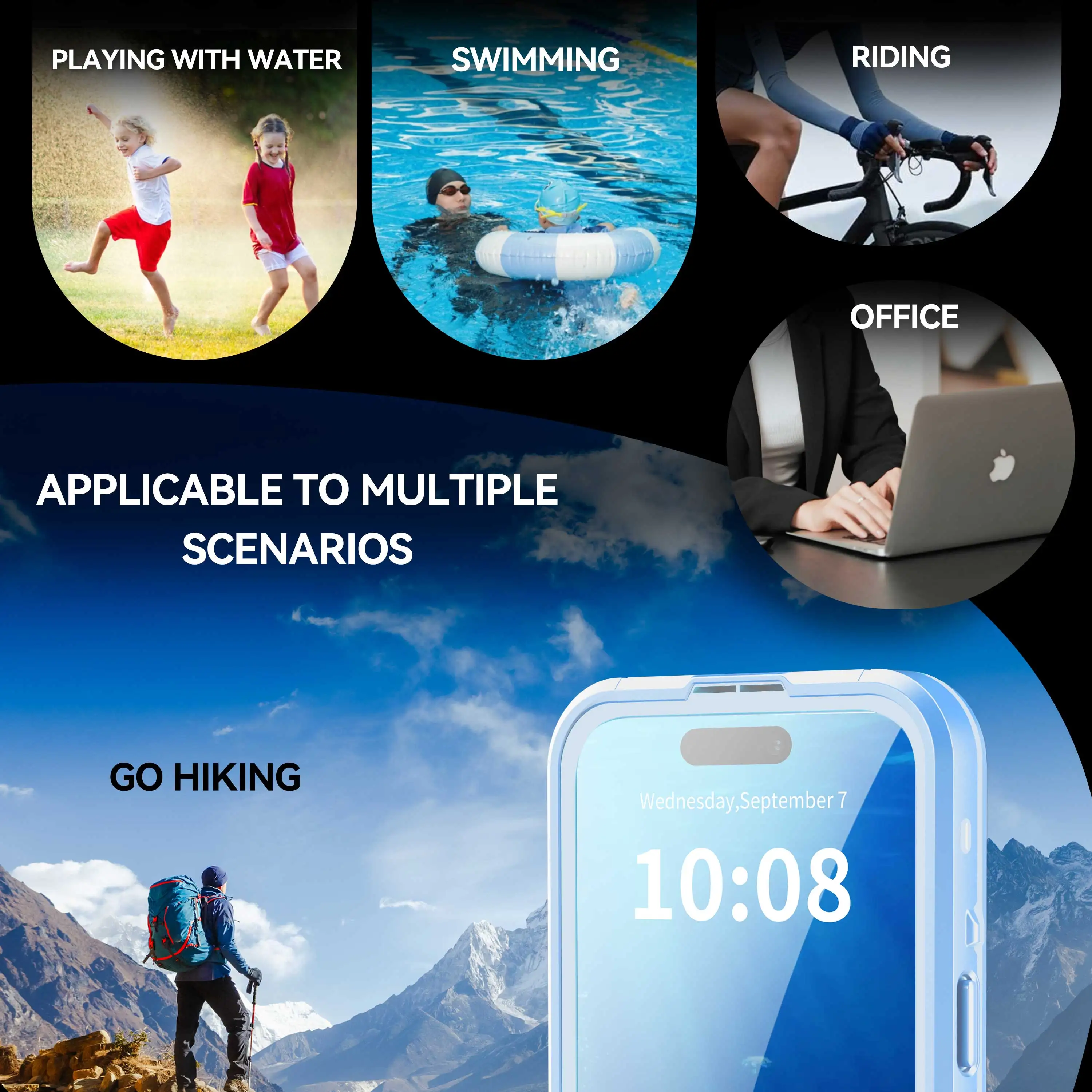 Ip68 Full Waterproof Phone Case For Iphone 18 Promax 17pro 18 Pro Magnetic Wireless Charging For Magsafe Underwater Diving Cover view 6