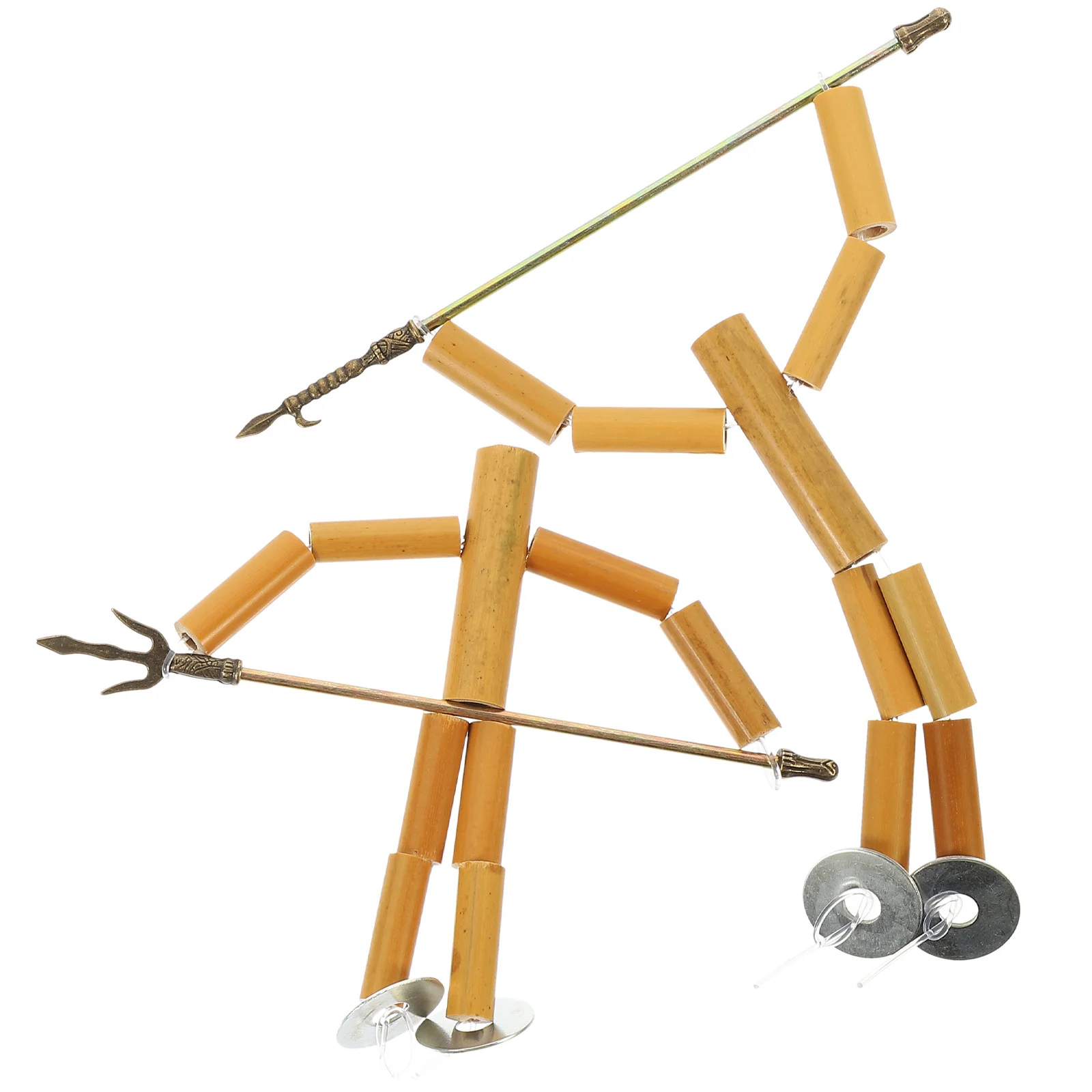 วัสดุทำหุ่นเชิดไม้ไผ่ ของเล่นเด็ก ชุดประกอบ ฝึกทักษะการใส่ใจ ความบันเทิงที่ลงตัว