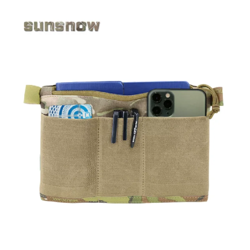 New Tactical Backpack With Internal Storage Bag, Perforated EDC Small Bag, Velcro Adhesive Bag