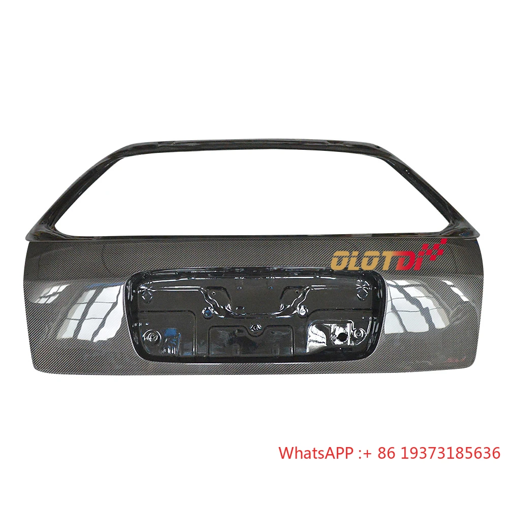 OEM Style Carbon Fiber Rear Boot Trunk for Honda Civic EK4  EK9 Hatchback 1996 - 2000