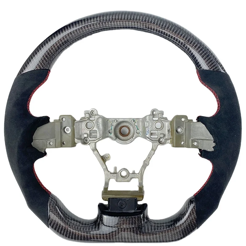 

JDM Modified Culture Custom Real Carbon Fiber Steering Wheel for Subaru Forester Steering WheelWithout airbags