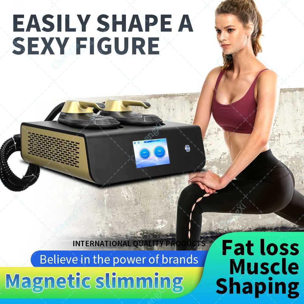 

2025 Strong Power 2 Handles Emsone NEO Electromagnetic Muscle Fat Burning Sculpt EMSsing Salon Body Sculpting Machine
