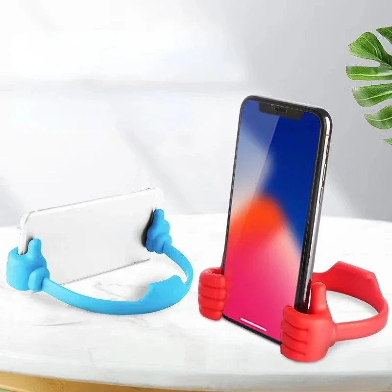 1pc Colorful Thumbs-up Hand Modeling Cellphone Stand Bracket Mobile Phone Holder Mount Tablet Desk Holder for Iphone Xiaomi 2025