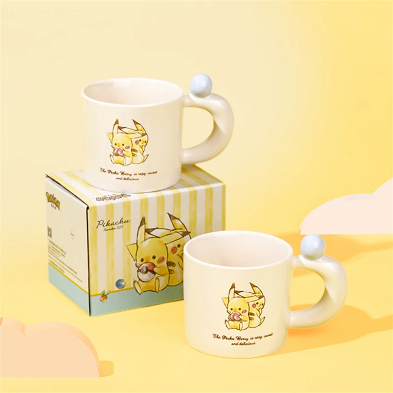 Pokemon Ceramic Mug Pikachu 310ml Drinkware Official Licensed  Water Cup Drinking Cup  One Piece Cute Coffee Cup Mate Gift Box