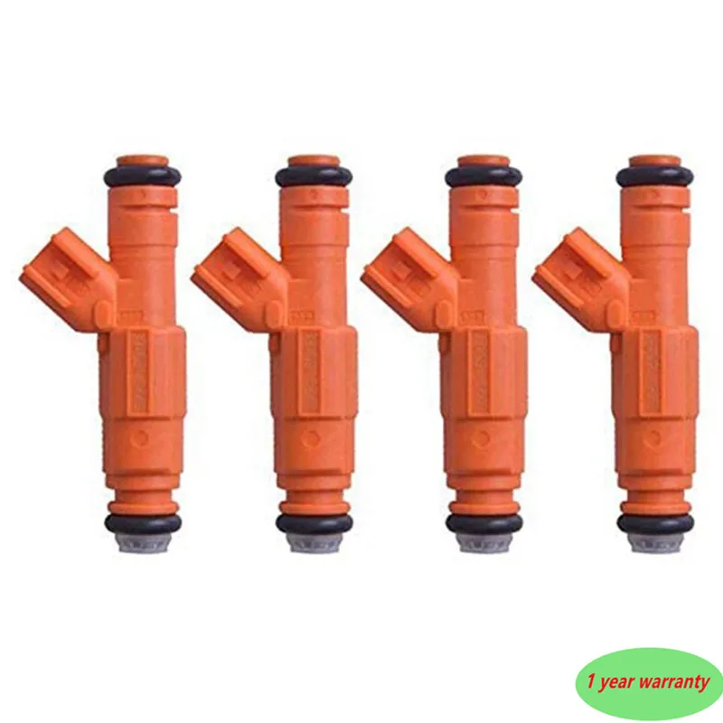 

4pc Fuel Injector 0280156156 Replaces L30913250A L309-13-250A FJ822 Replacement 3M4G9F593BA Injectors for Mazda 6 2.3L